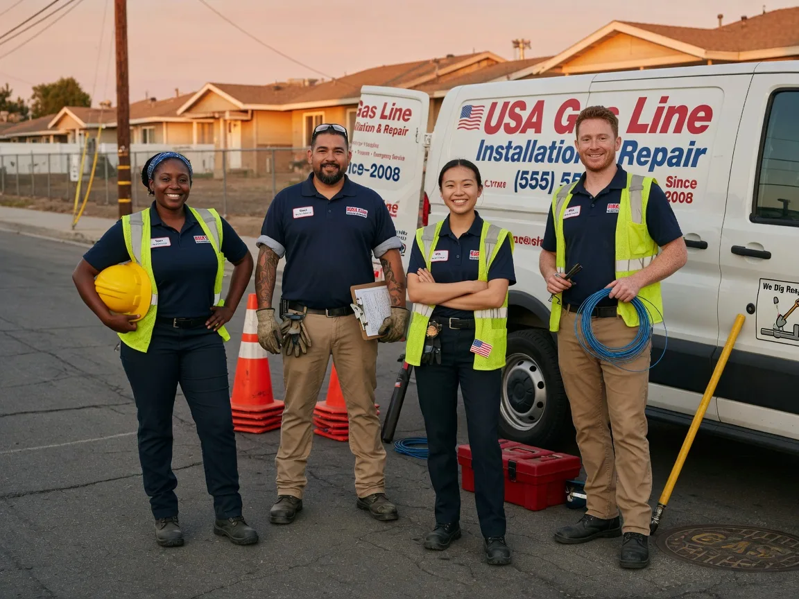Gas Line Installation company in Burnt Prairie, IL